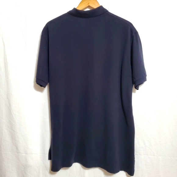 POLO Ralph Lauren Cotton Pique  Polo Shirt  Black XL - Picture 4 of 4